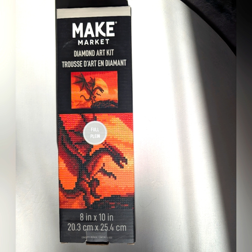 Make Market Diamond Art Kit with Dragon Design